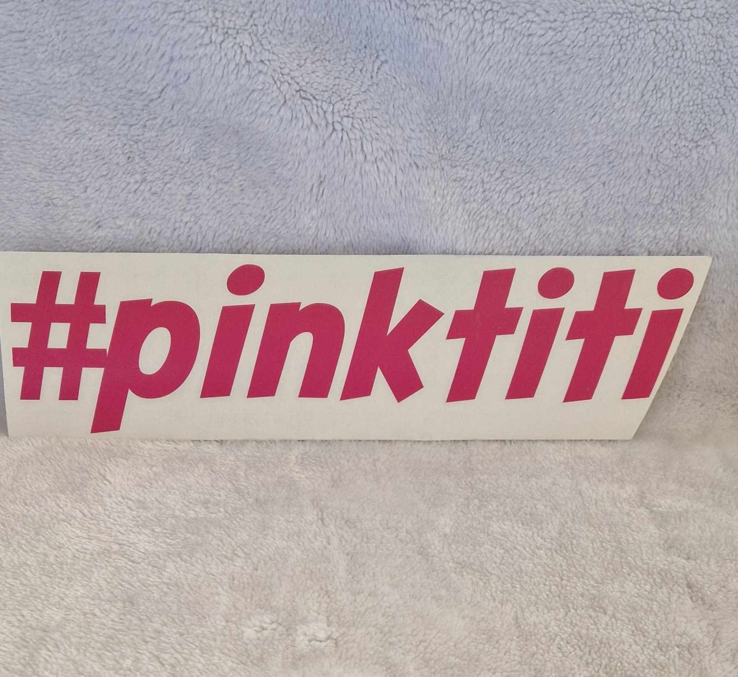 #PINKTITI 20X3CM rose