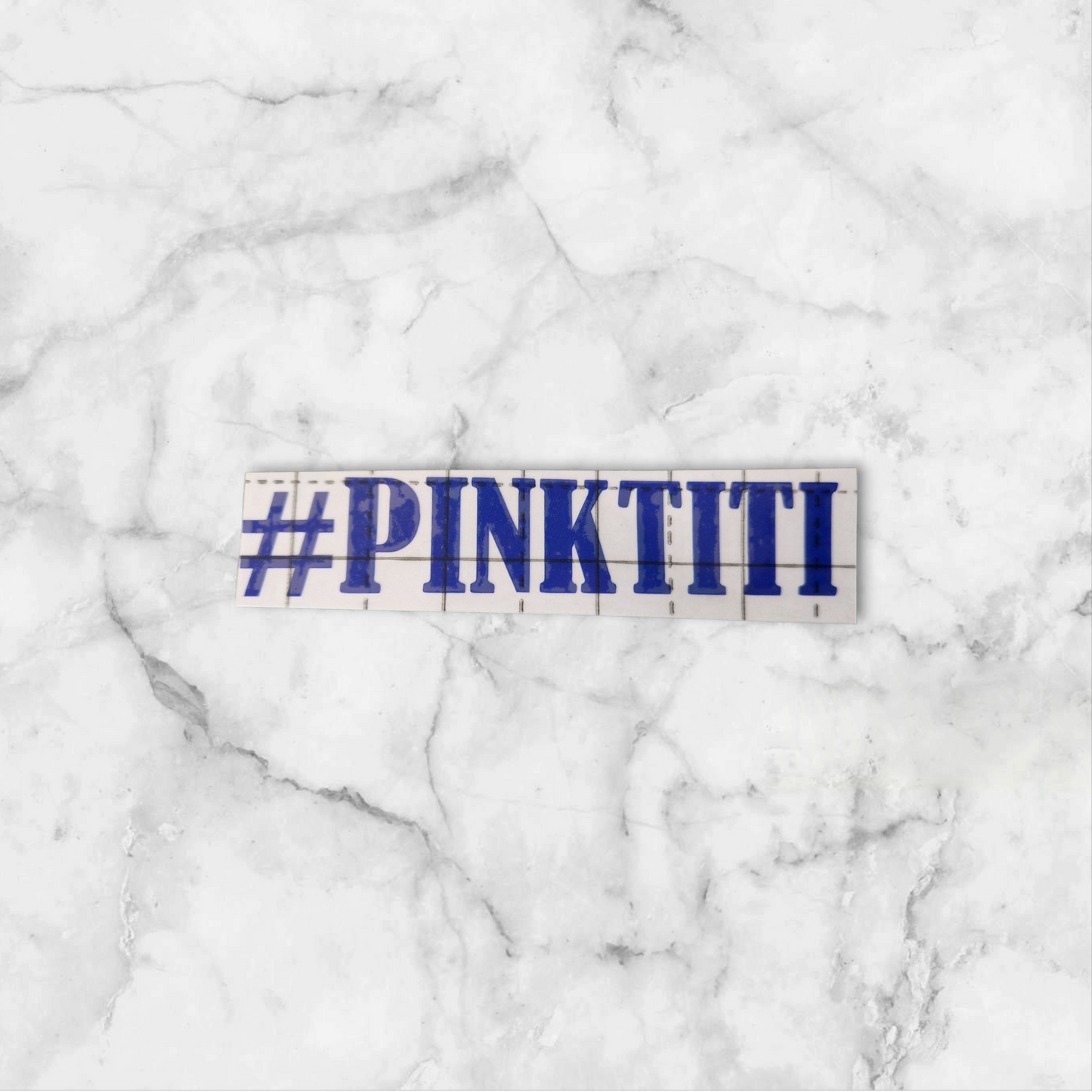 Stikers #pinktiti Bleu