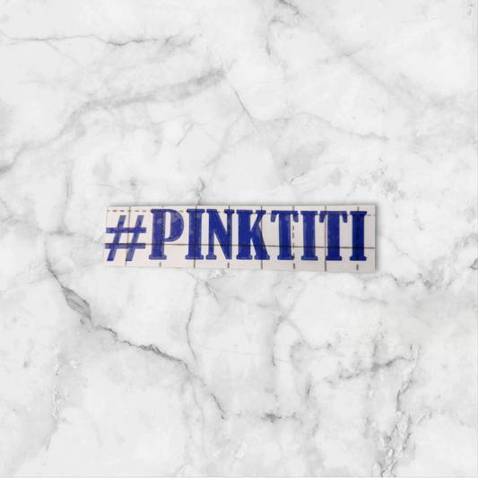 Stikers #pinktiti Bleu
