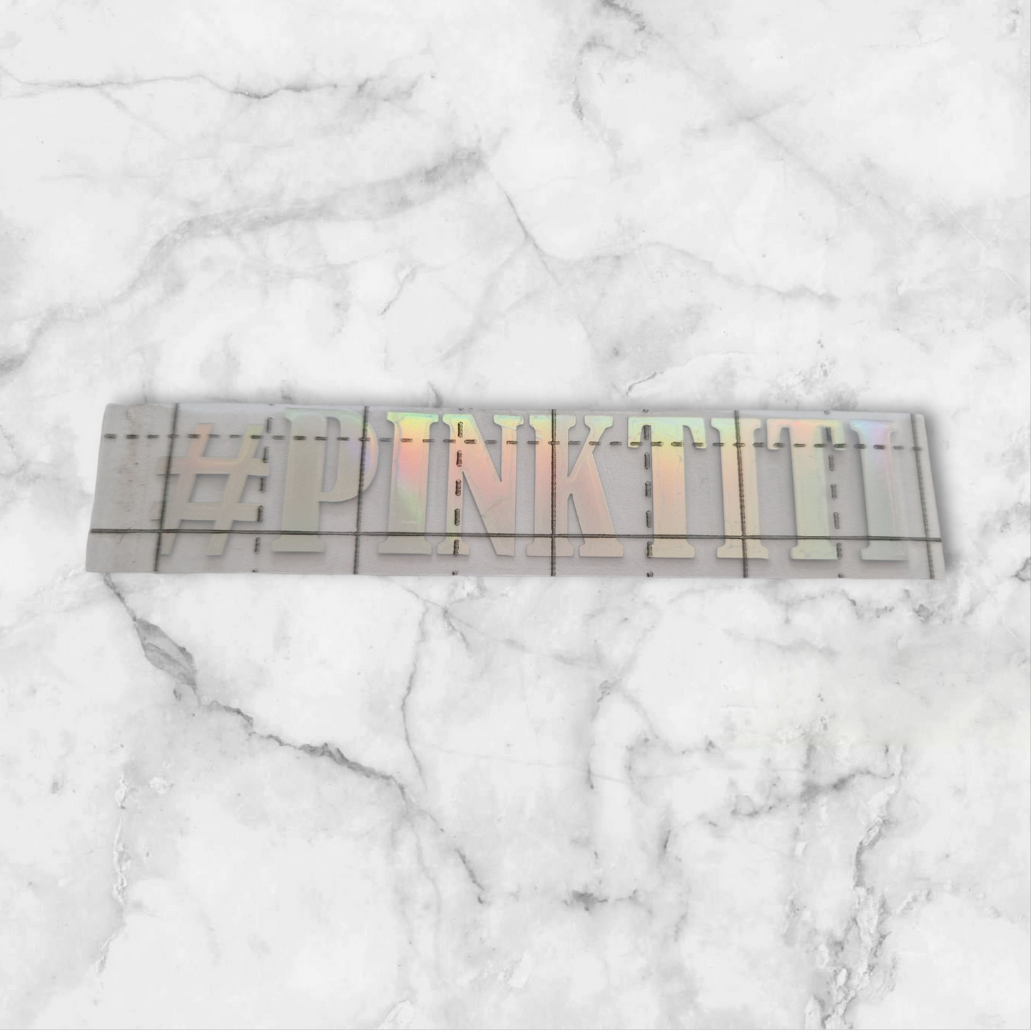 Stikers chrome holographique